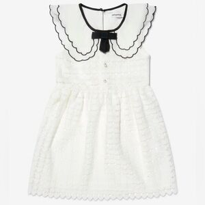 SELF PORTRAIT
Girls Heart Lace Scallop Collar Dress